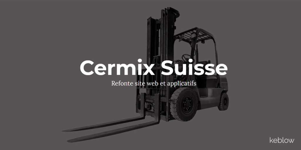 Cermix Suisse - Refonte site web